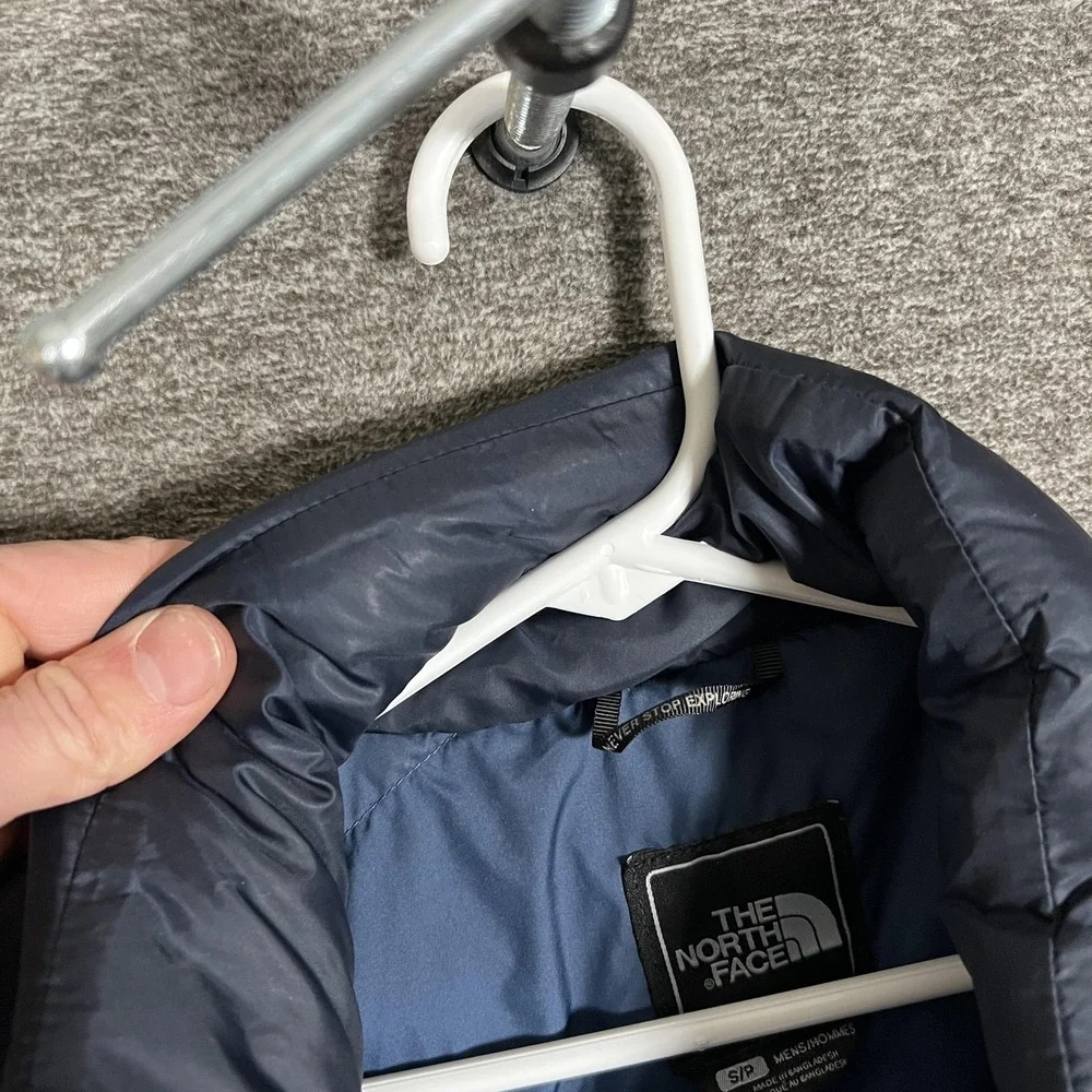 The North Face Vest‎ Mens Small Blue 700 Fill Down Puffer Insulated Zip Pockets